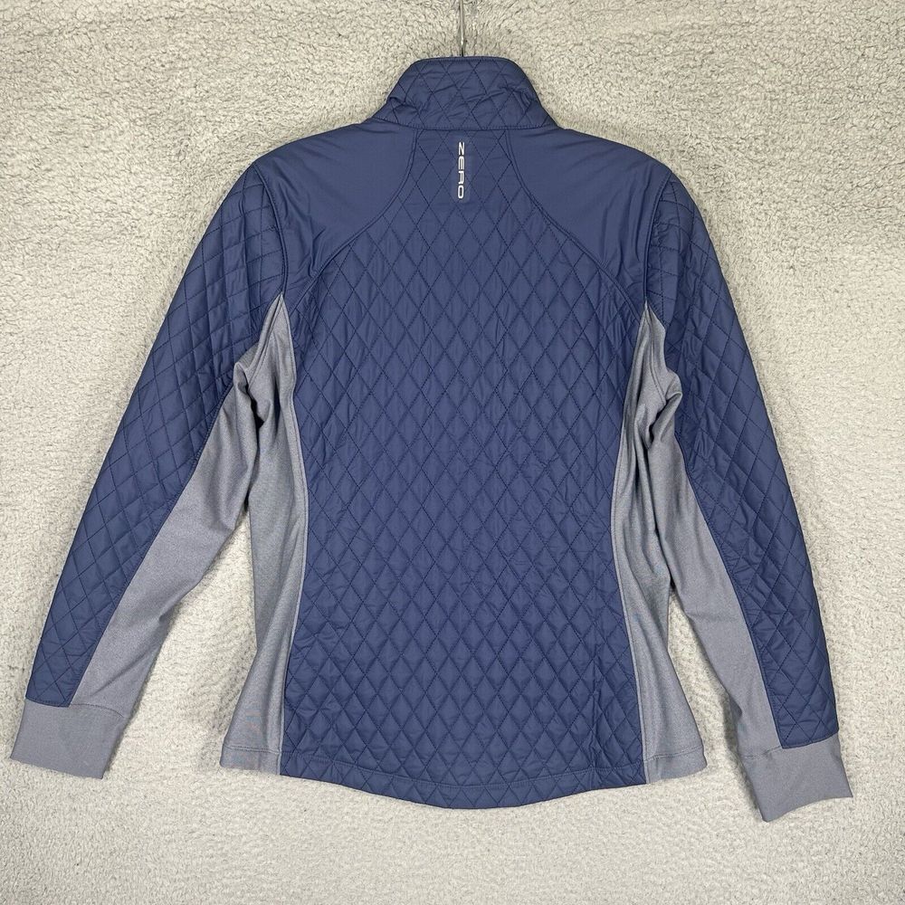 Zero Restriction Jacket Womens Medium Blue Sydney Quilted Full Zip Primaloft - Picture 7 of 7